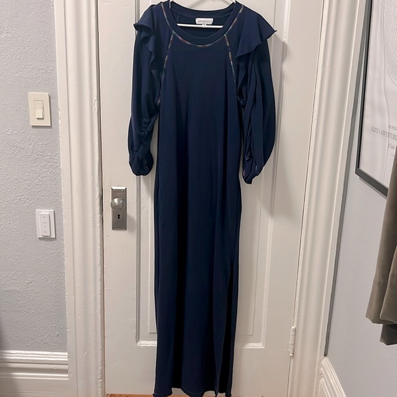 Something Navy Meghan Ruffle dress, size XL - with pockets! - Picture 2 of 7